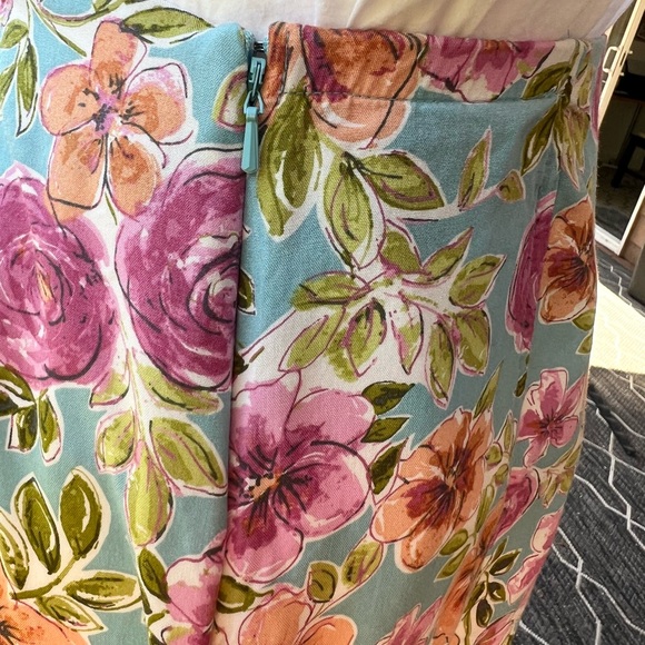 Christopher & Banks Vintage 2000s Floral Maxi Skirt size 6 - Picture 3 of 5